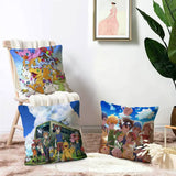 Housse de coussin Digimon pour canapé