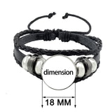 Bracelet tressé Gachiakuta corde noire
