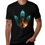 T-shirt imprimé Jurassic Footprint en coton
