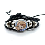 Bracelet cuir anime Hetalia à cabochon