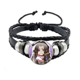 Bracelet tressé Gachiakuta corde noire