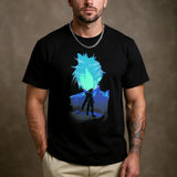 T-shirt coton imprimé Ex Soldier porté
