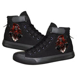 Chaussures montantes anime en toile