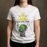 T-shirt imprimé A Link To The Math porté