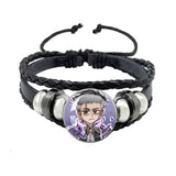 Bracelet tressé Gachiakuta corde noire