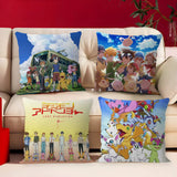 Housse de coussin Digimon pour canapé