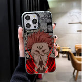 Coque iPhone anime Gojo et Sukuna