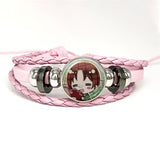 Bracelet cuir anime Hetalia à cabochon
