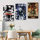 Poster Kirua fond rose Hunter x Hunter