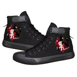Chaussures montantes anime en toile