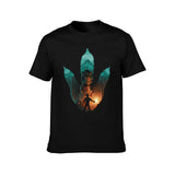 T-shirt imprimé Jurassic Footprint en coton