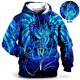 Sweat à capuche imprimé Dragon Ball