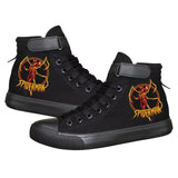 Chaussures montantes anime en toile