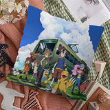 Housse de coussin Digimon pour canapé
