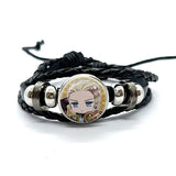 Bracelet cuir anime Hetalia à cabochon