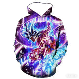 Sweat à capuche imprimé Dragon Ball