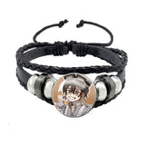Bracelet tressé Gachiakuta corde noire