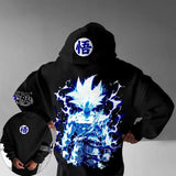 Sweat à capuche imprimé Dragon Ball