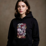 Sweat à capuche Hunter x Hunter Hisoka porté