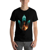 T-shirt imprimé Jurassic Footprint en coton